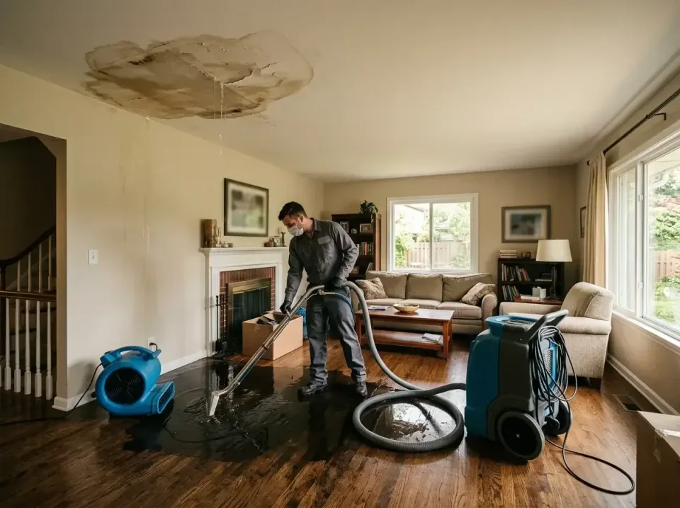 attic-pipe-burst-ceiling-drip-008 — frequently asked questions, Water Damage Restoration & Carpet Care in Great Falls, VA